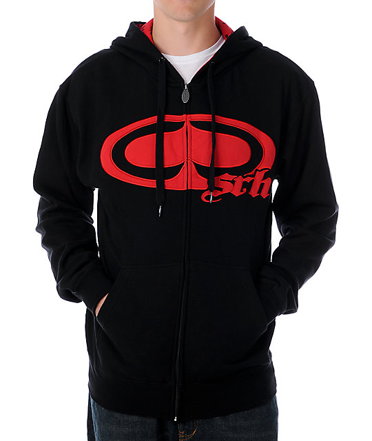 SRH New Spade Black & Red Hoodie Zumiez