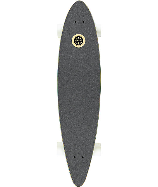 San Clemente Stained Glass 38" Pintail Longboard Complete Zumiez