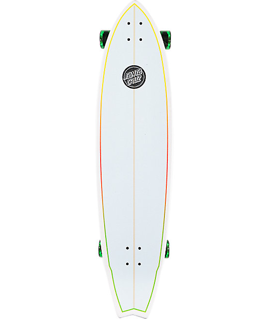 Santa Cruz Big Wave Rasta 42" Longboard Complete Zumiez