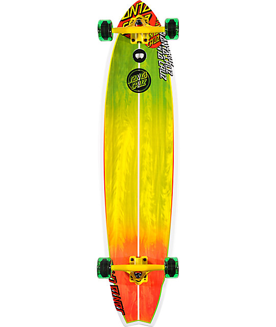 Santa Cruz Big Wave Rasta 42" Longboard Complete Zumiez
