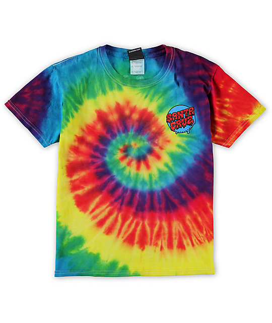 santa cruz tie die shirt