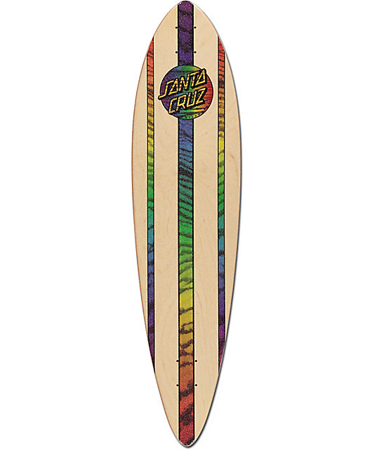 Santa Cruz Mahaka Rainbow 39" Pintail Longboard Deck Zumiez