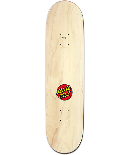 Santa Cruz Minimal Hand 8.25" Skateboard Deck Zumiez