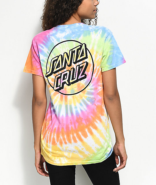 santa cruz tie die shirt