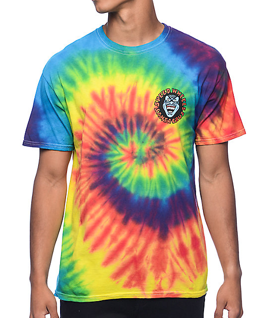 santa cruz tie die shirt