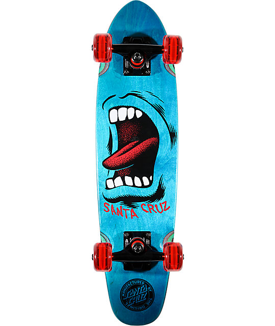 Santa Cruz Sidewalk Screamer Cruzer 25" Complete Skateboard Zumiez