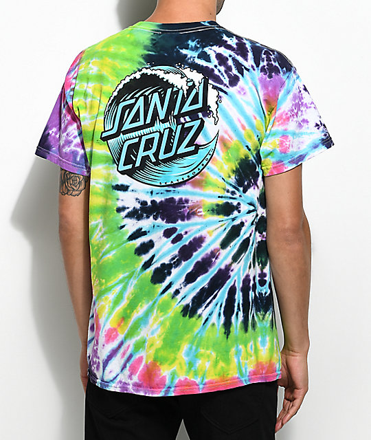 santa cruz tie die shirt