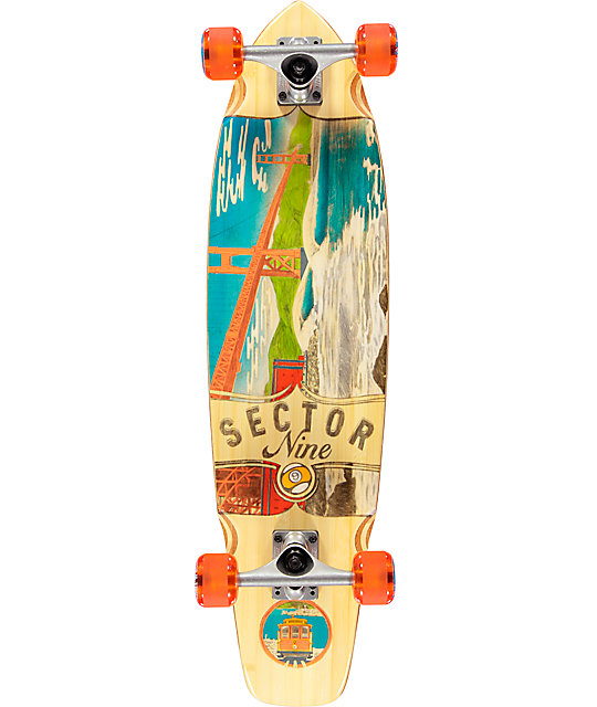 Sector 9 Ft. Point 34" Bamboo Longboard Complete Zumiez