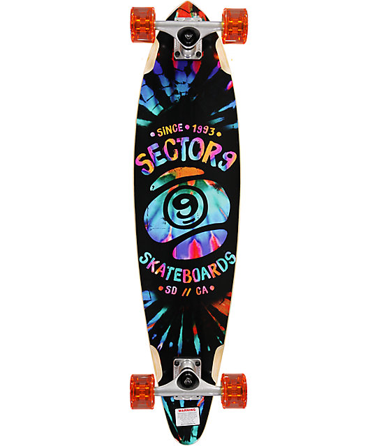 Sector 9 Guru Tie Dye 34.5" Pintail Longboard Complete at Zumiez PDP
