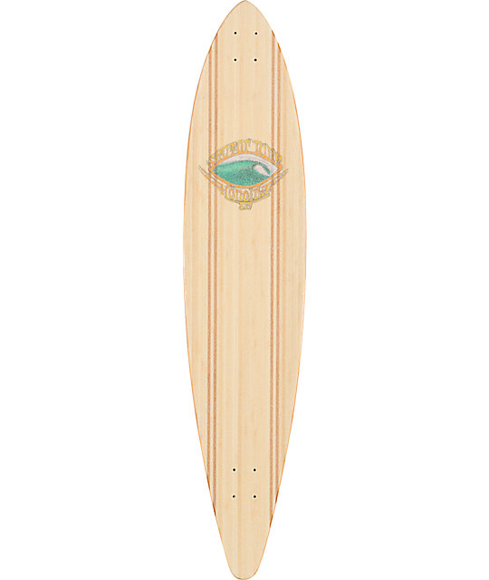 Sector 9 Honolua 40" Bamboo Pintail Longboard Deck Zumiez