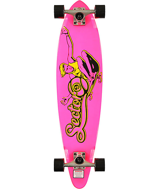 Sector 9 The Swift Pink 34.5" Longboard Complete Zumiez