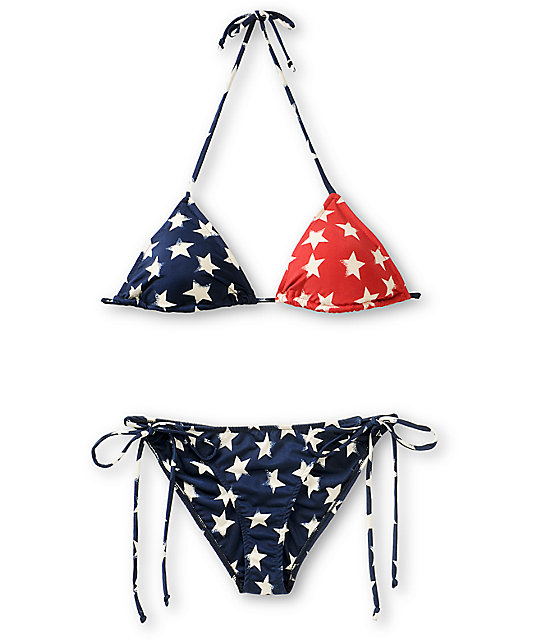 See You Monday Americana Bikini Set Zumiez