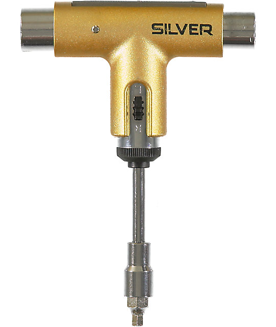 Silver Trucks Gold Colored Skateboard Tool Zumiez