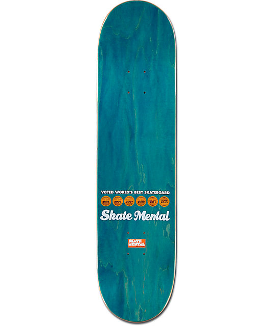 Skate Mental ONeill Kanye 8.0" Skateboard Deck Zumiez