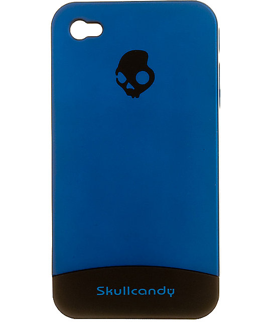 Skullcandy Blue & Black Slider iPhone 4 Case Zumiez