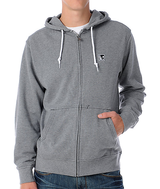 Skullcandy Skullday Long Grey Headphone Hoodie Zumiez