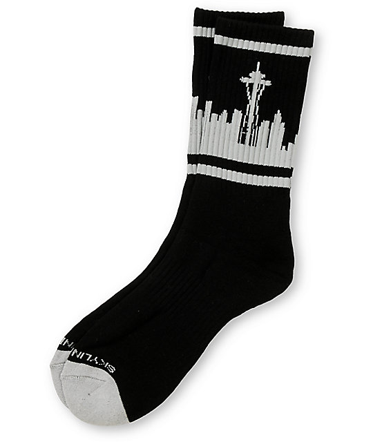 socks seattle skyline socks seattle black grey crew socks at zumiez pdp socks seattle skyline socks seattle black grey crew socks at zumiez pdp