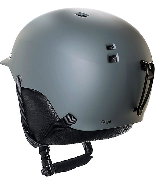 Smith Gage Charcoal Snowboard Helmet Zumiez