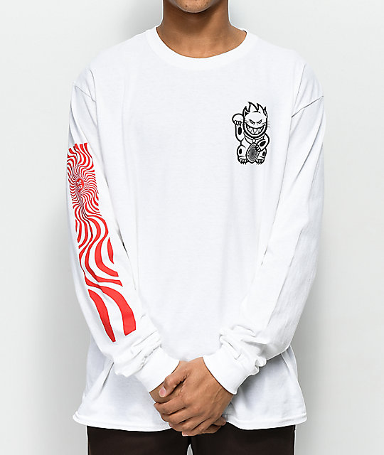 Spitfire Daewon Pro Burner White Long Sleeve TShirt Zumiez
