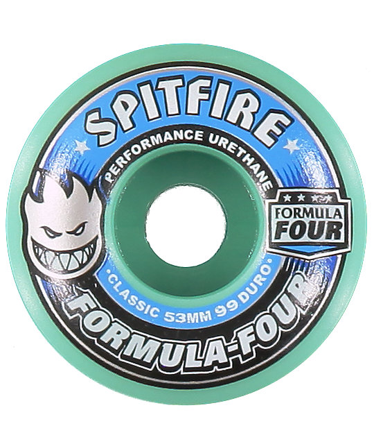 Spitfire Formula Four Mint 53mm 99a Skateboard Wheels Zumiez