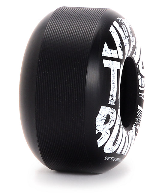 Spitfire Striker Black & White 52mm Skateboard Wheels Zumiez
