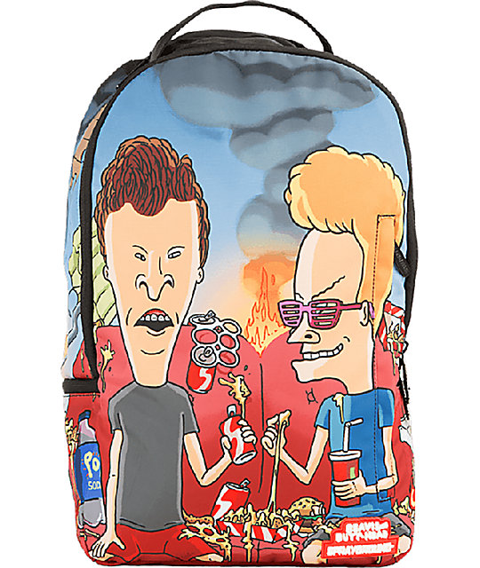 Sprayground Beavis & Butthead Couch Backpack | Zumiez