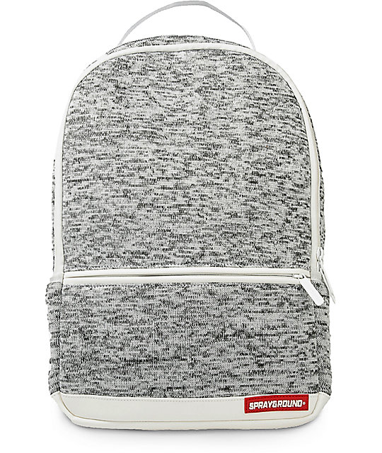 Sprayground Grey Knit Cargo Backpack Zumiez