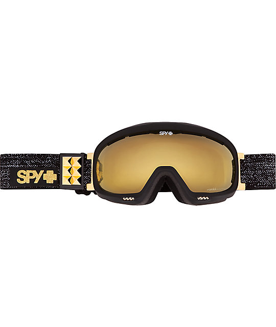 Spy Bias Occult Bronze & Gold Stud Womens Snowboard Goggles Zumiez