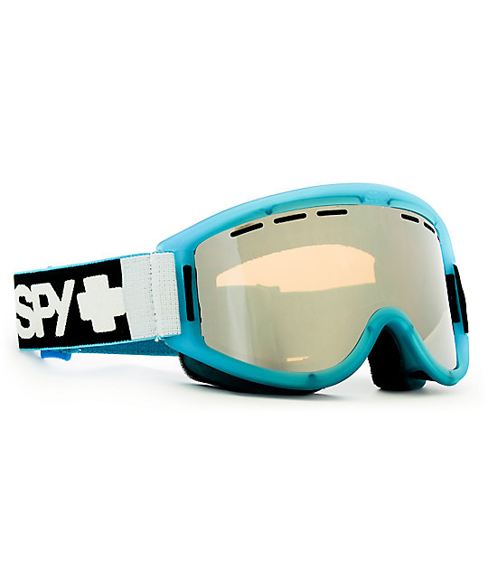 Spy Getaway Blue Neon Lights Snowboard Goggles Zumiez