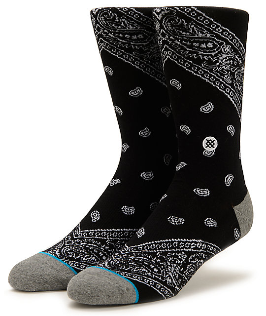 Stance Barrio Black Crew Socks Zumiez