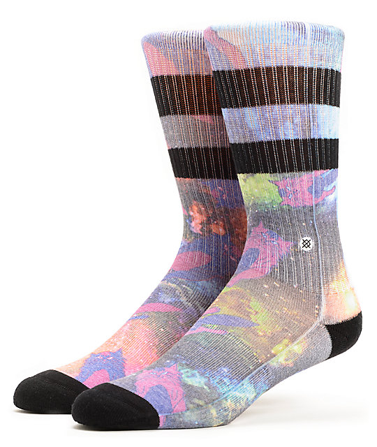 Stance Galactacat Crew Socks Zumiez