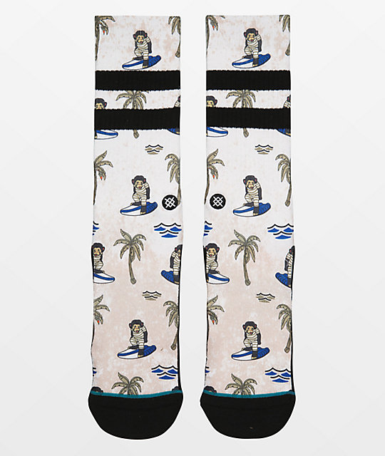 Stance Surfing Monkey Crew Socks | Zumiez