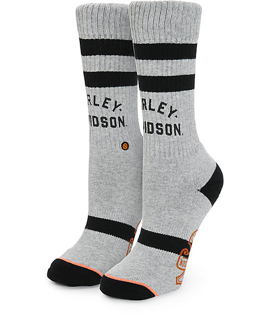 Stance x Harley Davidson Grey Crew Socks