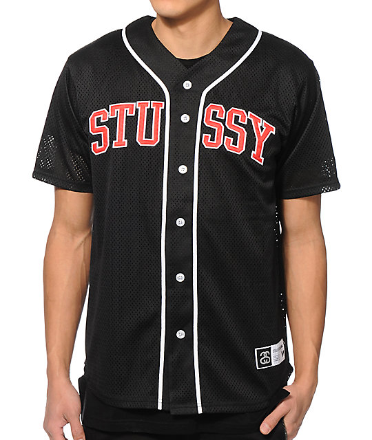 Stussy Mesh Baseball Jersey at Zumiez PDP