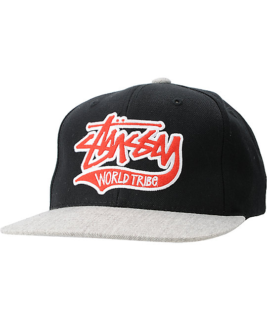Stussy Sport Script Black Snapback Starter Hat at Zumiez PDP