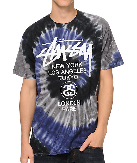 stussy purple t shirt