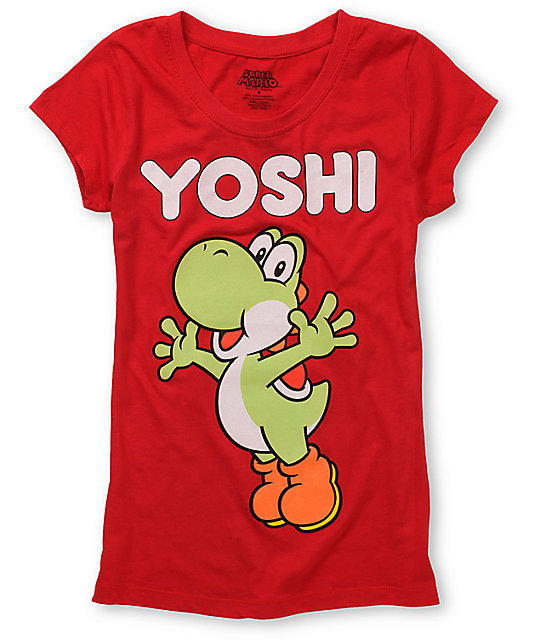 Super Mario Yoshi Red T-shirt