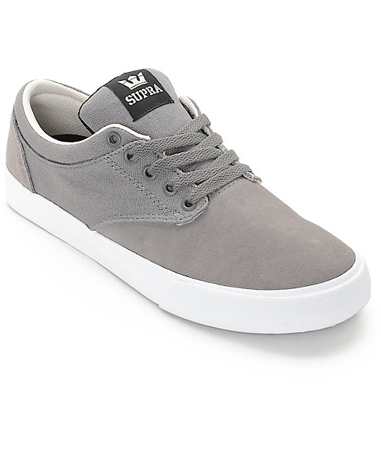 Supra Chino Magnet White Suede Canvas Skate Shoes Supra Chino Magnet White Suede Canvas Skate Shoes