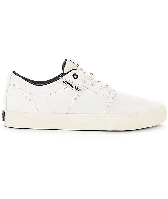 Supra Stacks II Vulc OffWhite Skate Shoes Zumiez.ca