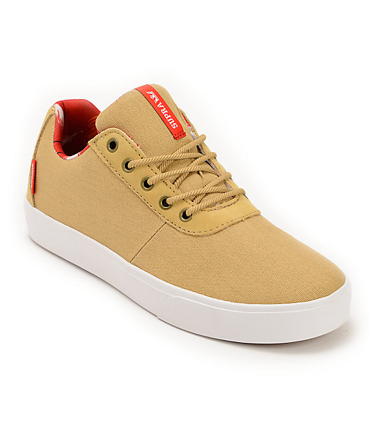 tan skate shoes