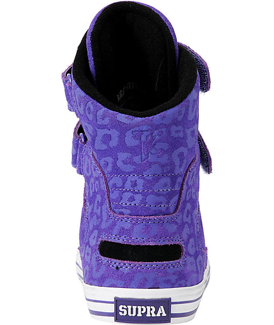 purple supra shoes