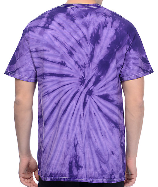 women's purple tie dye shirt