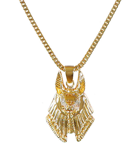 The Gold Gods Anubis Piece Necklace Zumiez