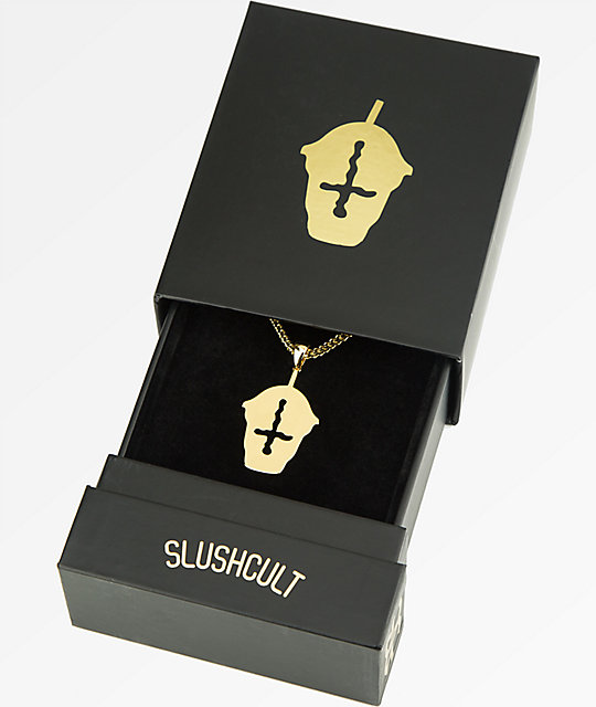 The Gold Gods X Slush Cult Necklace Zumiez