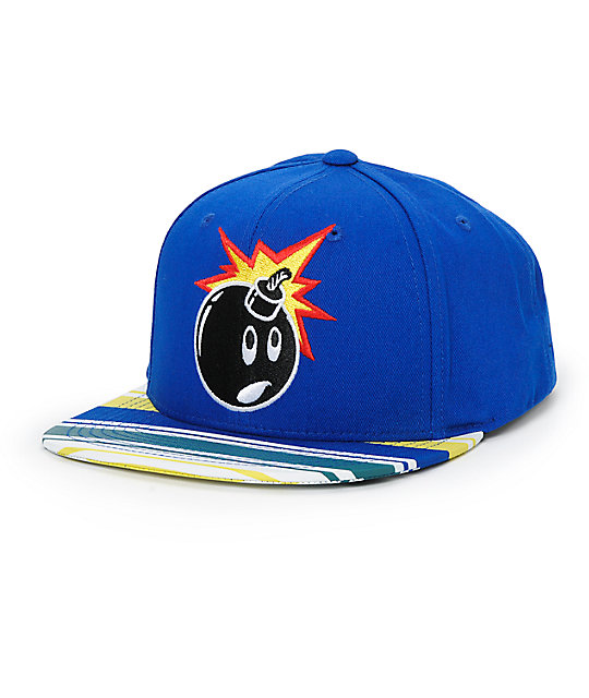 the hundreds adam pattern brim snapback hat the hundreds adam pattern brim snapback hat