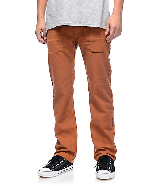 The Hundreds Delco Brown Pants Zumiez