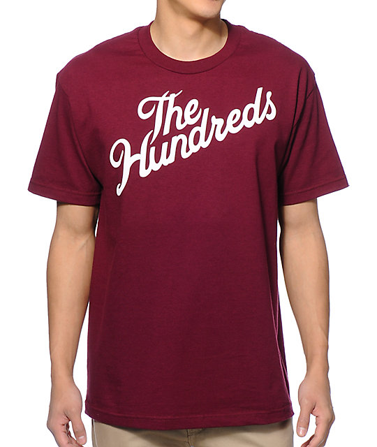 the hundreds slant t shirt