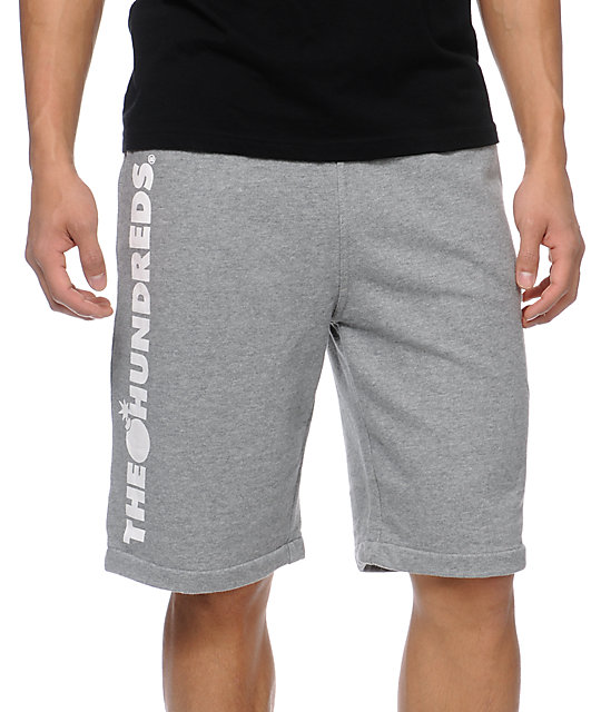 grey sweat shorts champion