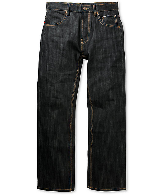 The Hundreds Ocean Blue Relaxed Fit Selvedge Denim Jeans | Zumiez
