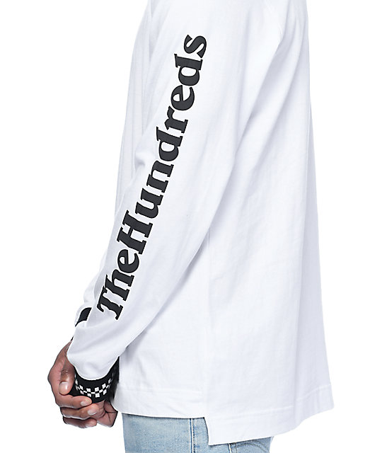 the hundreds white t shirt